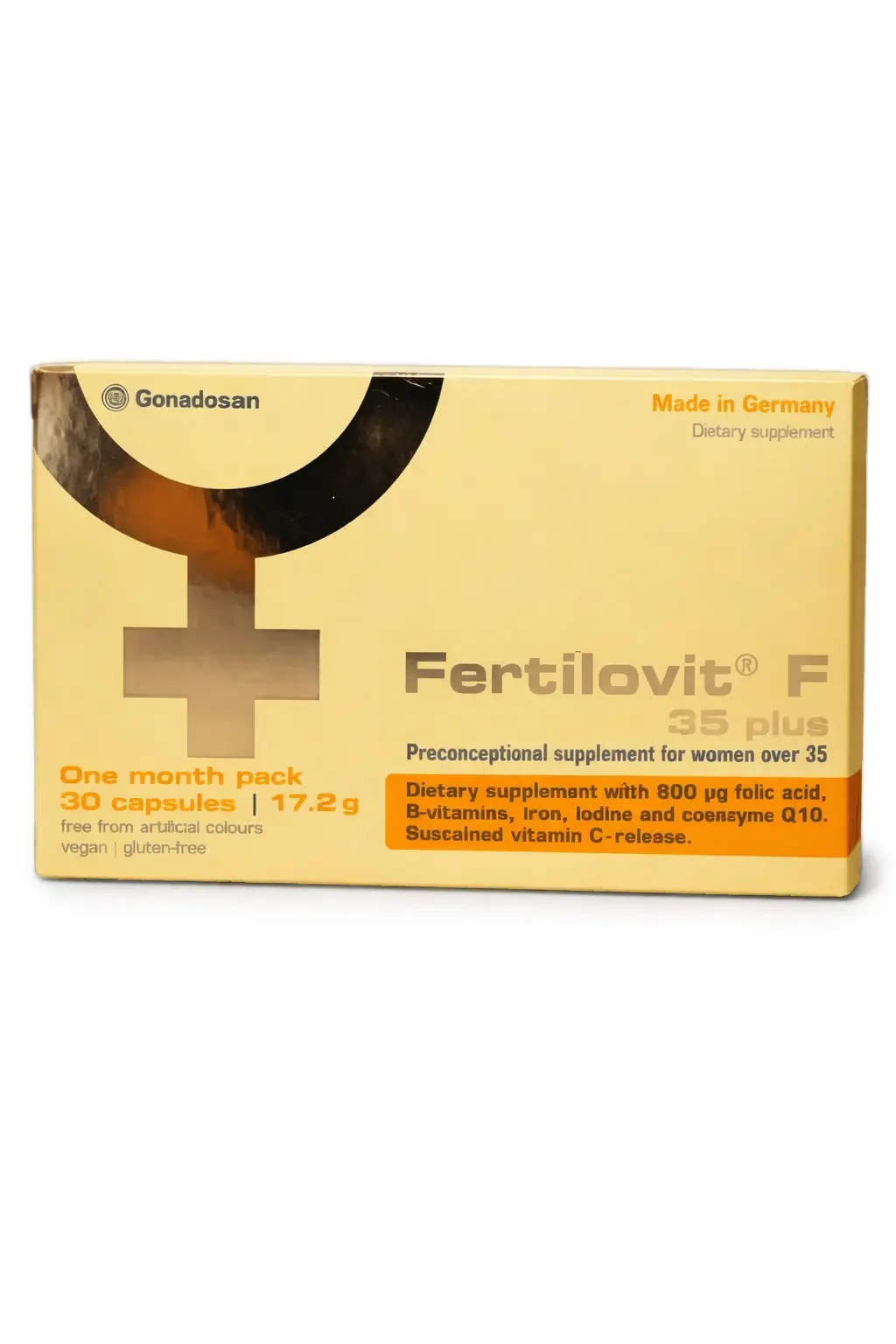 FERTILOVIT® F 35 PLUS sieviešu auglībai, 30 kapsulas