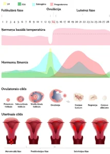 Olnīcu, dzemdes cikli