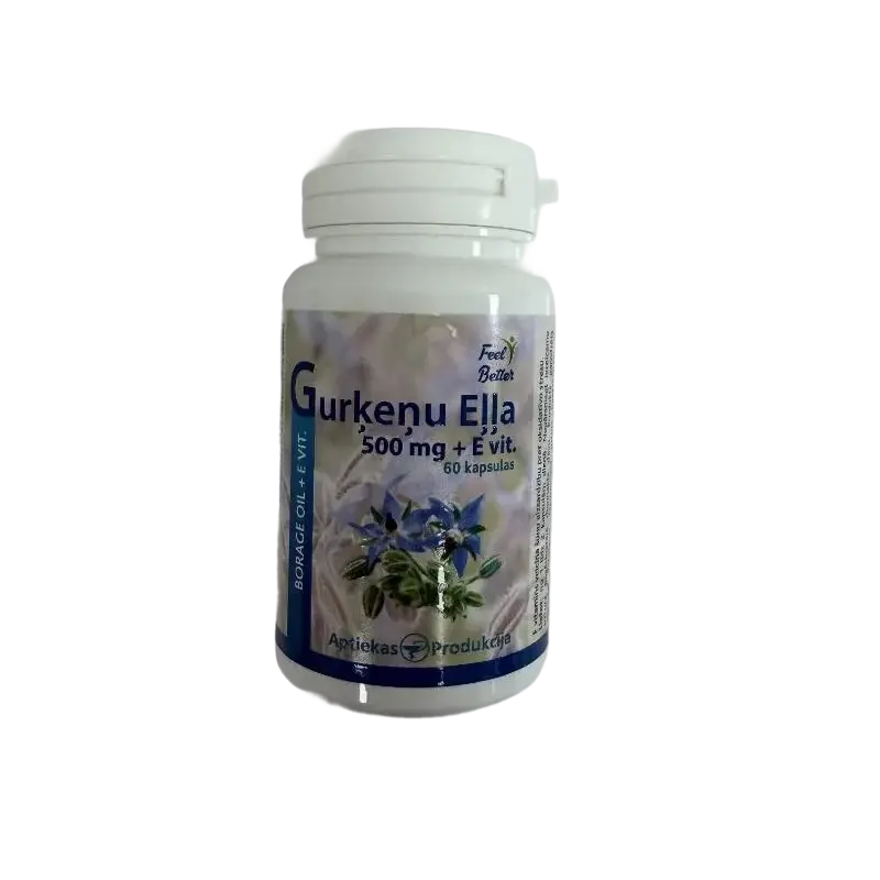 Aptiekas produkts - Gurķeņu eļļa 500 mg