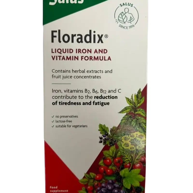 Floradix šķīdrā dzelzs formula, 500 g