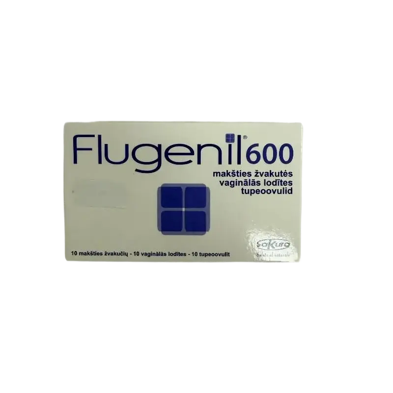 Flugenil 600 vaginālās lodītes (10 gab.)
