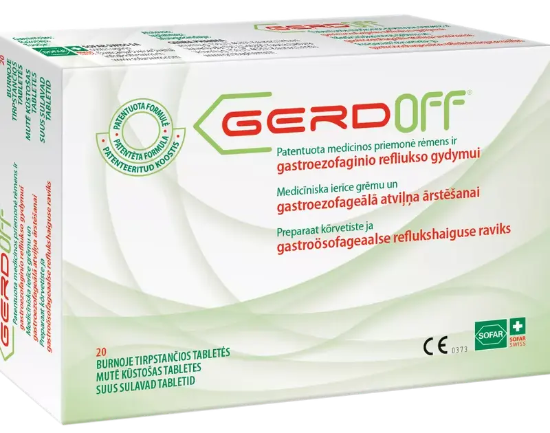 GERDoff tabletes (20 gab.)