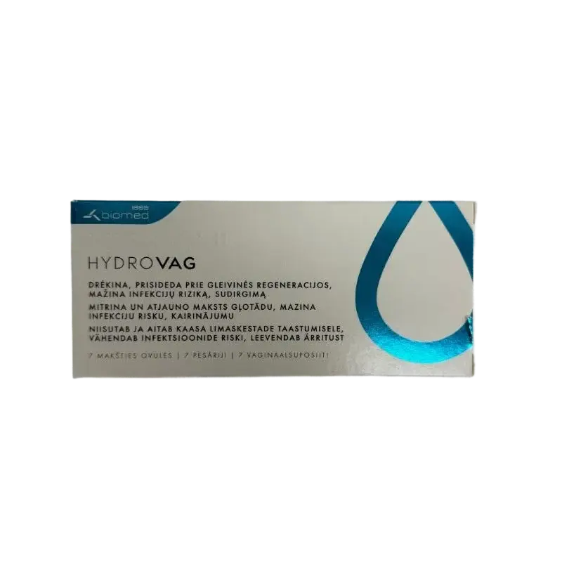 Hydrovag vaginālās sveces (7 gab.)