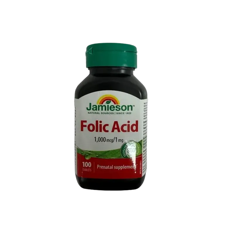 Jamieson Folic Acid, folskābe, 100 tabl.
