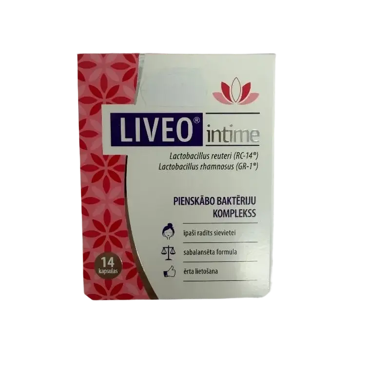 LIVEO Intime probiotiskās kapsulas (14 gab.)