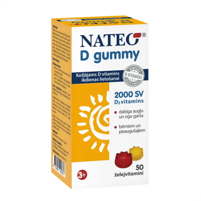 NATEO D gummy 2000SV (50 gab.)