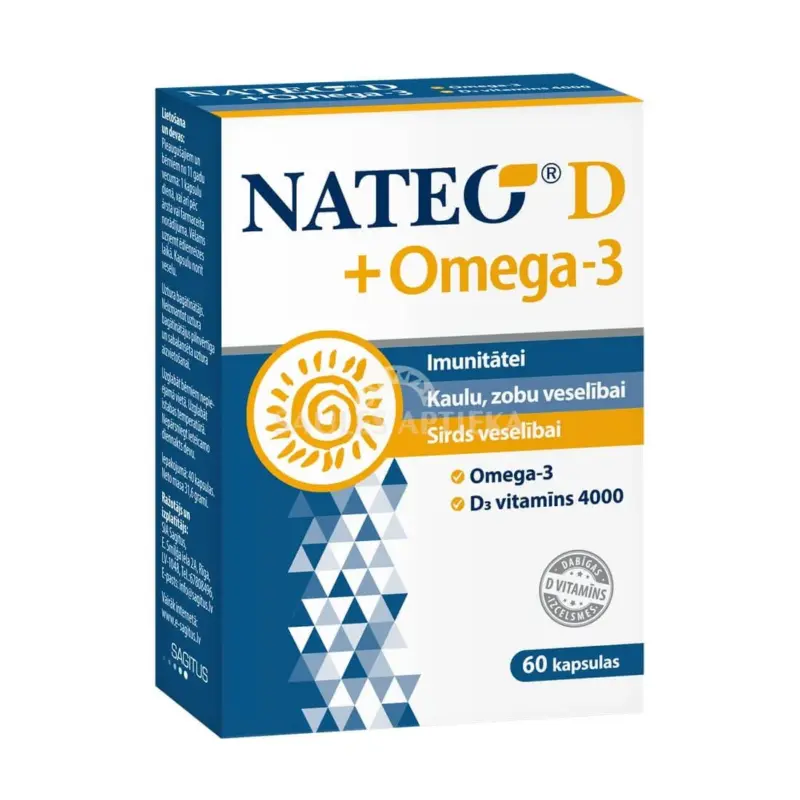 NATEO D PLUS omega3 4000 SV (60 kaps.)