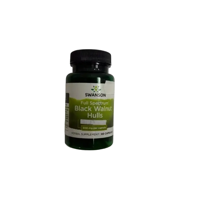 SWANSON Melnā valrieksta čaulas (60 kaps.)