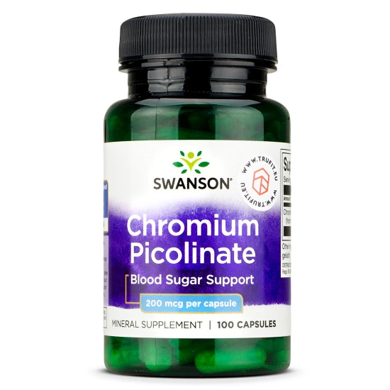 SWANSON Chromium Picolinate 200 mcg (100 kaps.)