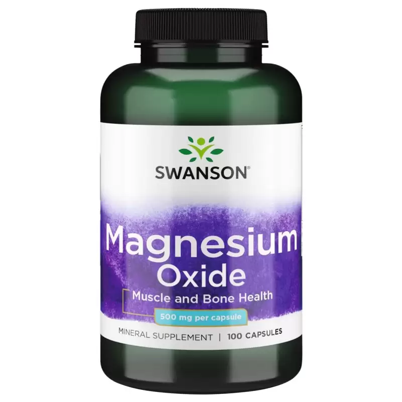 SWANSON Magnesium Oxide 200 mg (250 kaps.)
