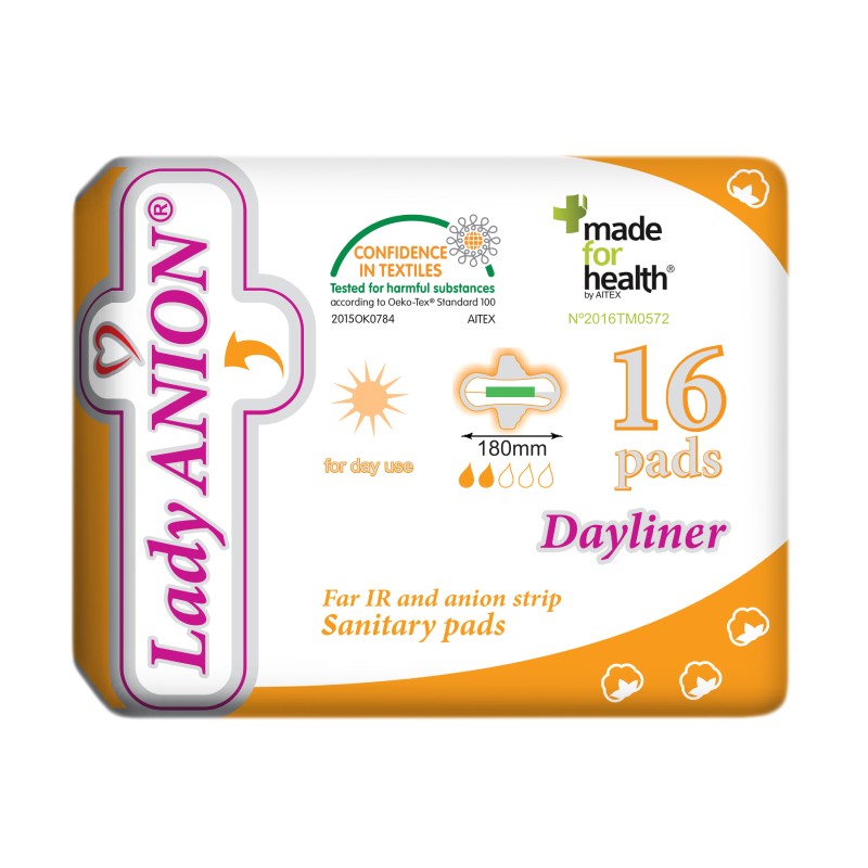 LADY ANION Dayliner higiēniskie ieliktnīši ar spārniem (16 gab.)