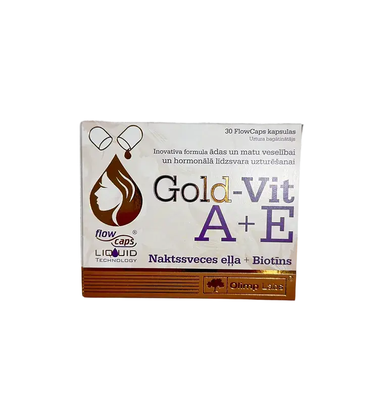 OLIMP LABS GOLD A+E NAKTSSVECES EĻĻA+ BIOTĪNS kapsulas (30 gab.)