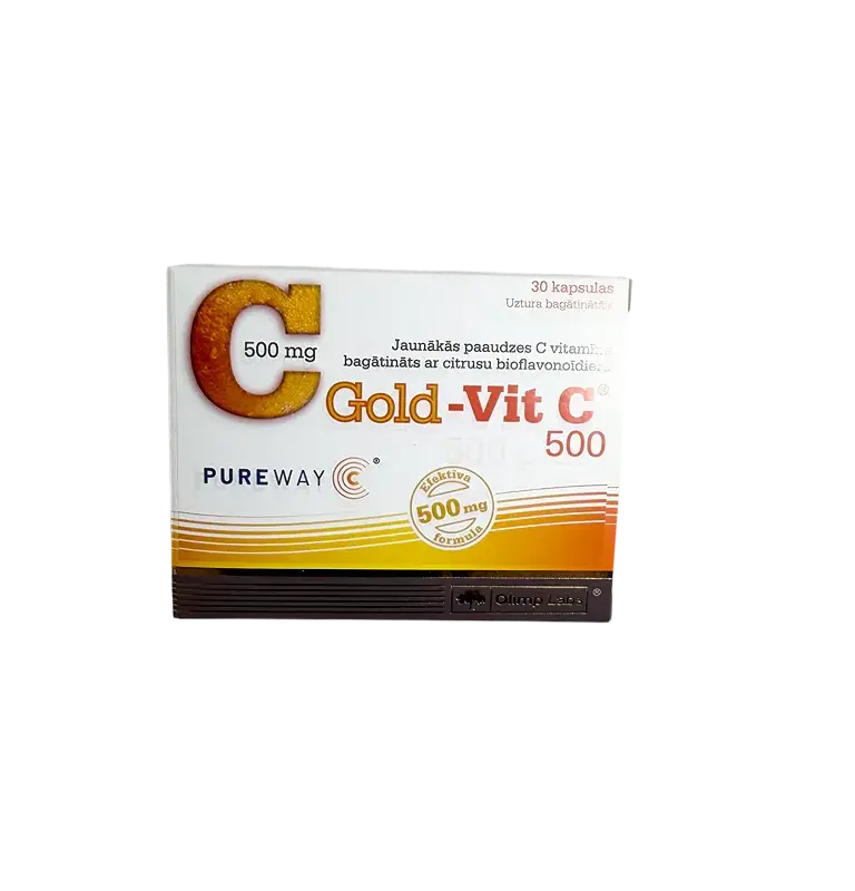 OLIMPLABS Gold C vitamīns 500mg kapsulas (30 GAB.)