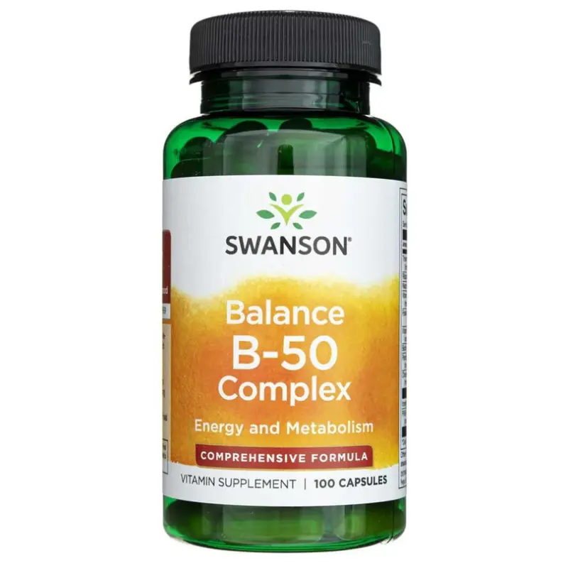 SWANSON B vitamīnu komplekss (100 kaps.)