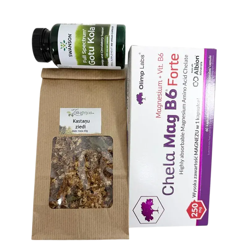 Komplekts problemātiskām vēnām