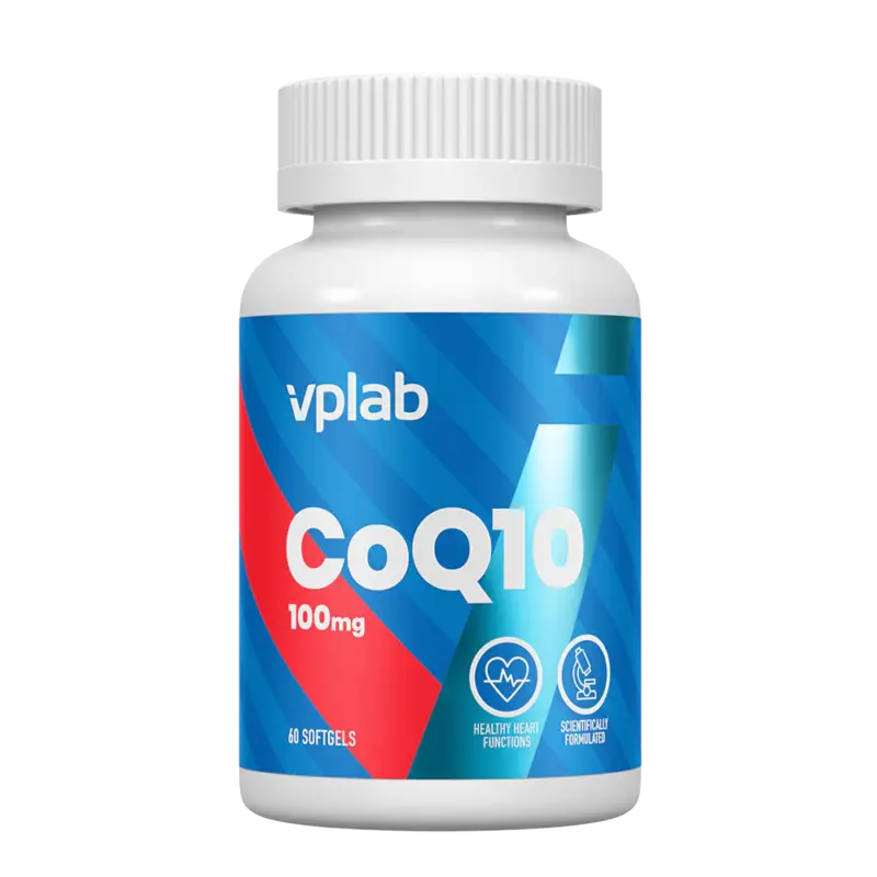 VPLAB CoQ10 100 mg mīkstās kapsulas (60 gab.)