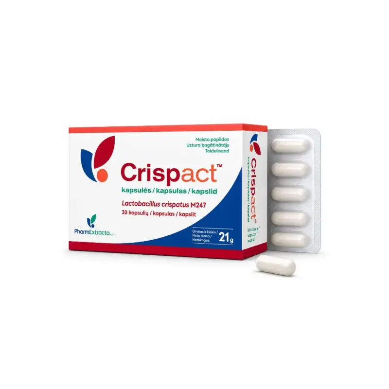 CRISPACT Lactobacillus crispatus (30 kapsulas)